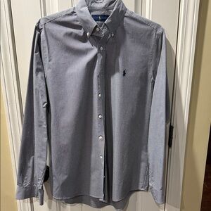 Polo by Ralph Lauren Men's Navy Button-Down Shirt